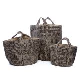 Jute mand diamond M